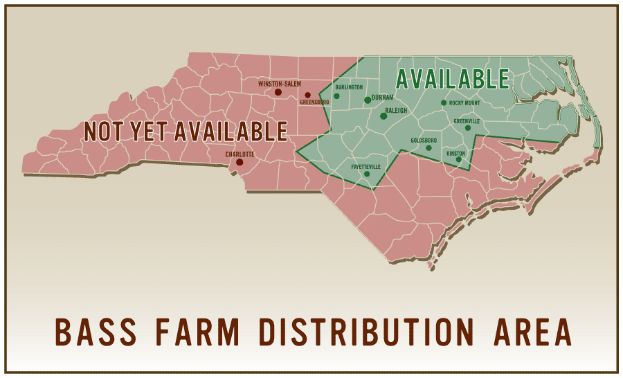 Where to buy Bass Farm Sausage in North Carolina