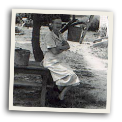 Bass Farm Sausage : Florence Jenkins Bass in 1953