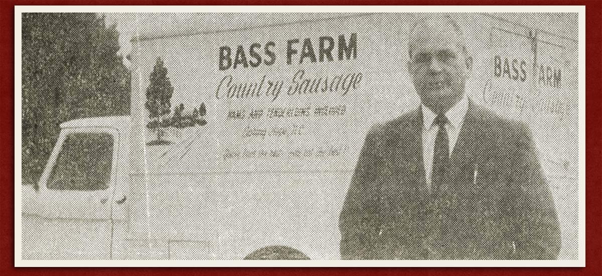 Ralph Bass with Bass Farm Country Sausage NC Truck